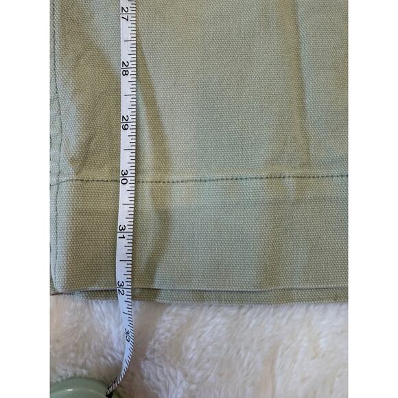 Madewell Wide Leg Cropped Jeans in Soft Lime Color - Picture 4 of 8